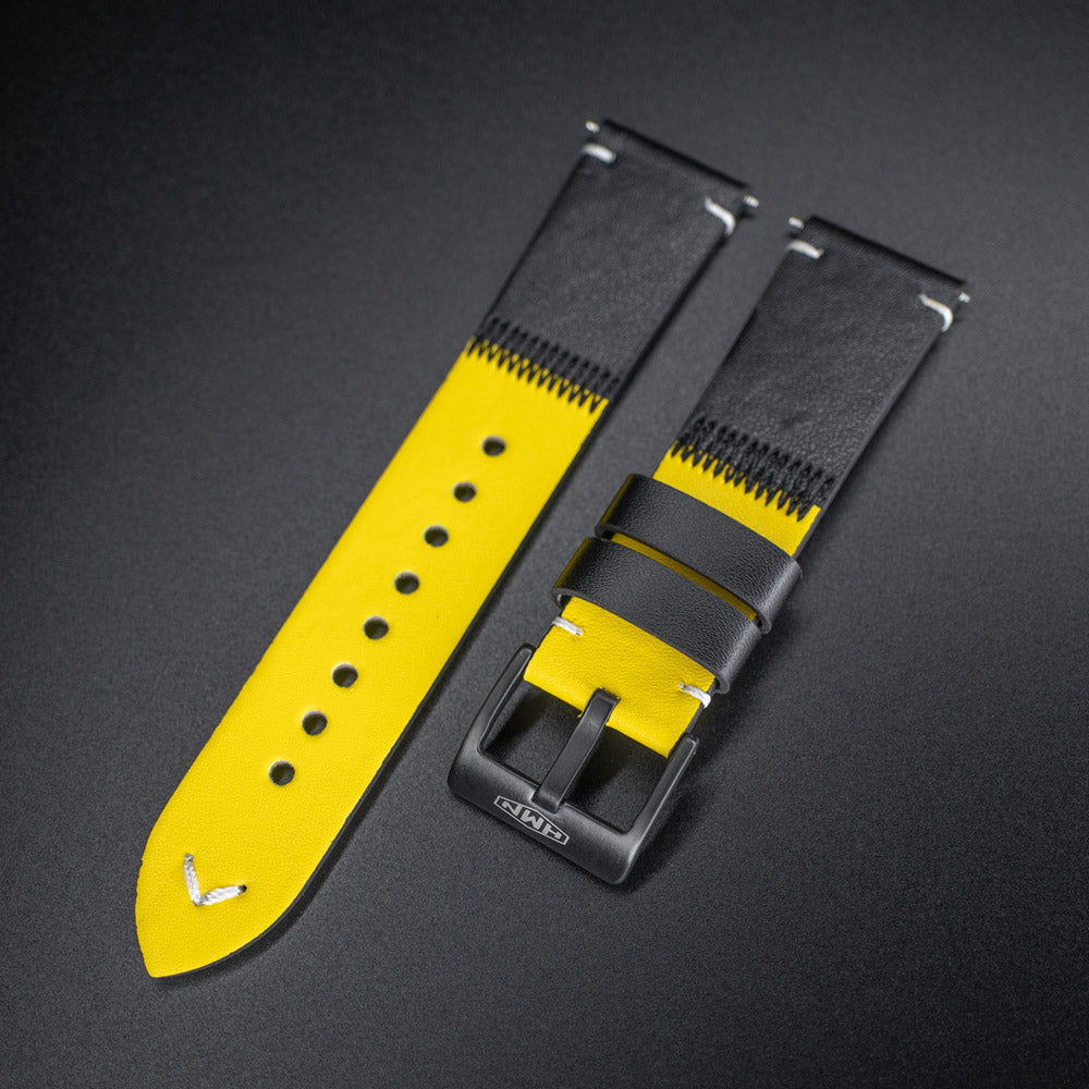 Yellow Leather Strap