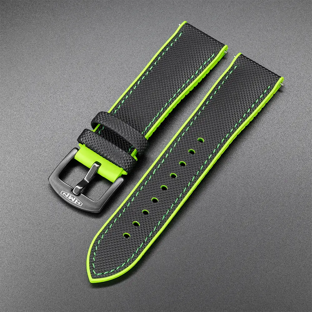 Premium Green Rubber Strap